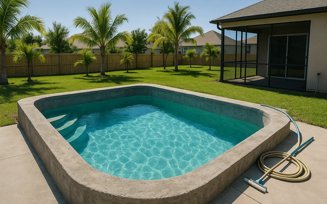 The First 30 Days After Your Gunite Pool Is Built: Curing, Care, and What to Expect
