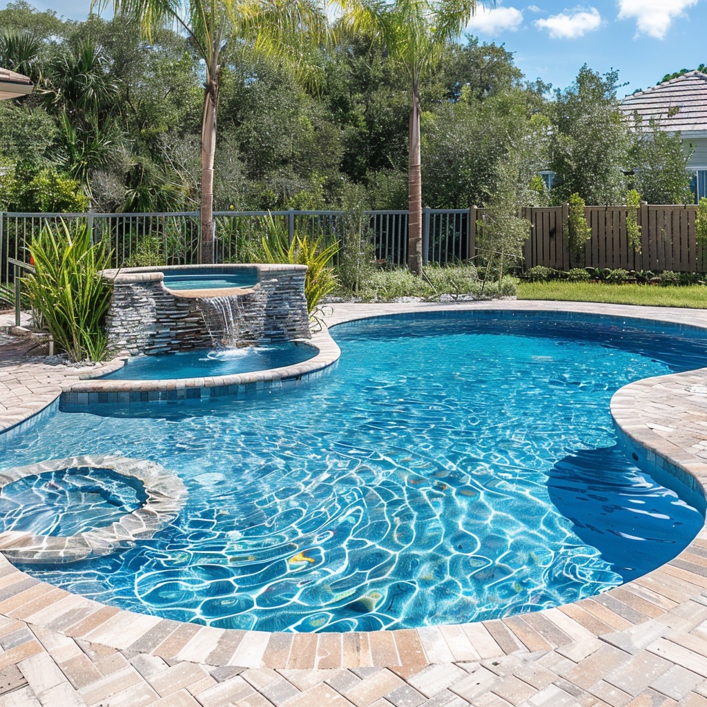 Above-Ground Pool on Concrete