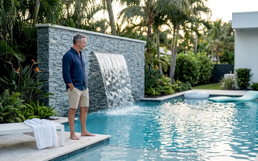 The Real Benefits of Pool Waterfalls for Homeowners