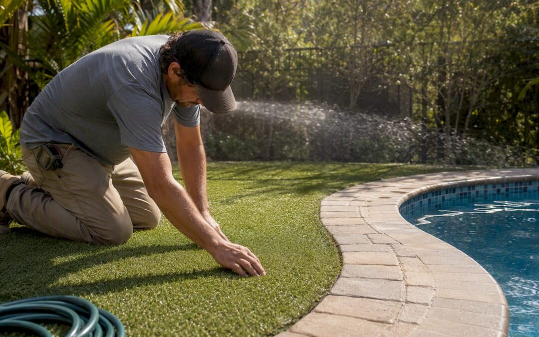 Synthetic Turf Around Pools: What Actually Holds Up