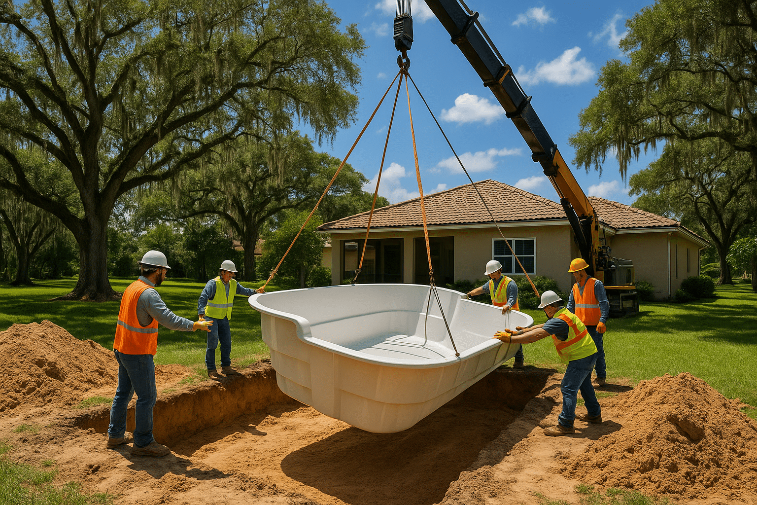 How Fiberglass Pool Installation Works: A Step-by-Step Walkthrough